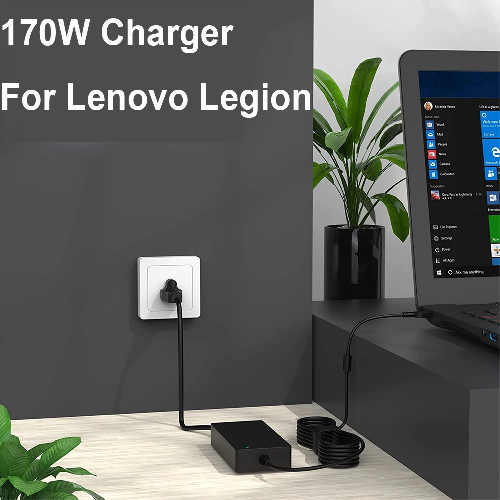 170W 20V Adattatore Del Caricatore Di Ca Per Lenovo Thinkpad Legione 5 P50 Y520 P15 P17 T15G P15V Y540 Y700 Y740 T15P T460 Di Alimentazione Del Comput