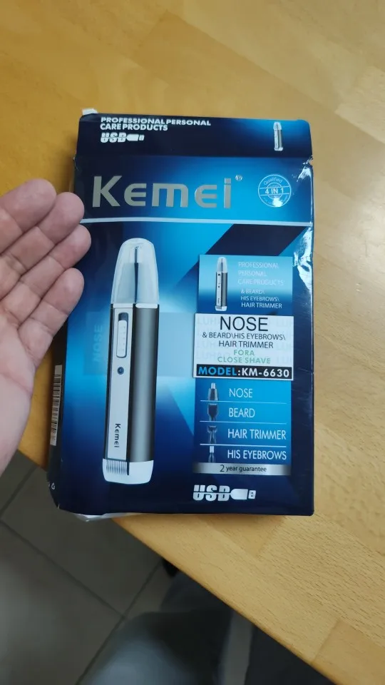 4in1 Rechargeable Nose Trimmer Beard Trimmer for Men Ear Eyebrow Nose Hair Trimmer for Nose and Ear Hair Removal Clean Machine photo review