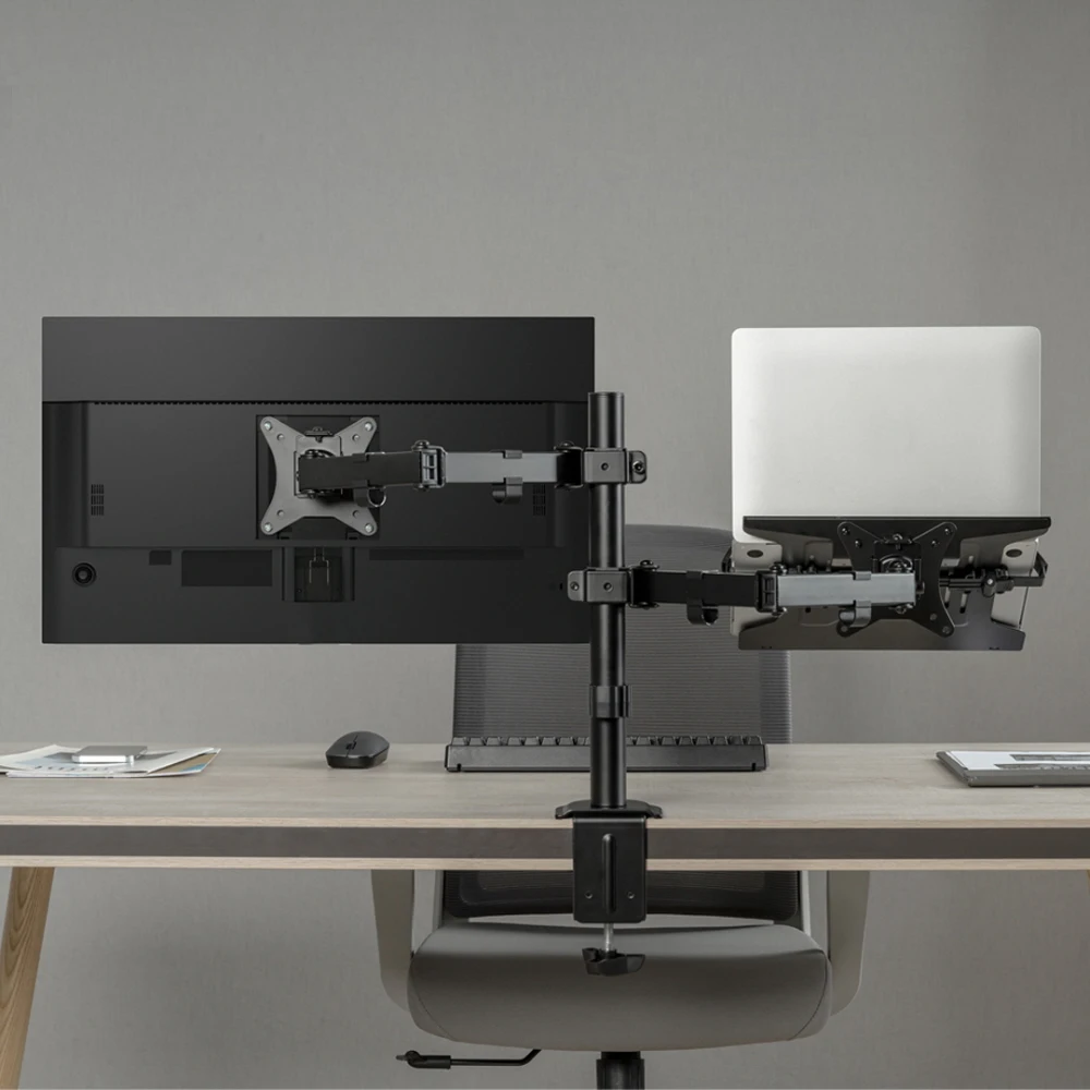 카멜마운트 노트북+모니터 거치 가능한 듀얼 모니터암 FMA2RT 