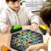 Chain Triangle Chess Game Triggle Rubber Band Game Educational Interactive Game Battle Set For Family Party Gift 1