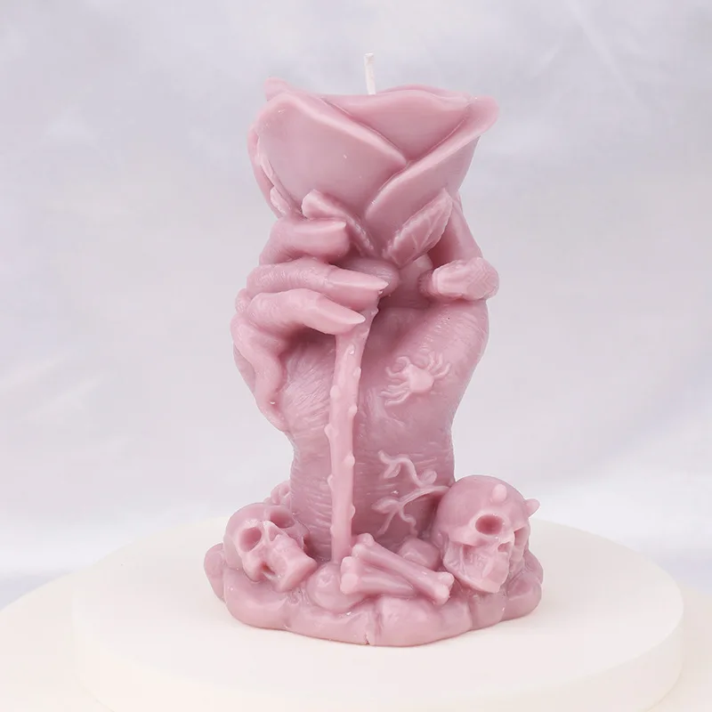 DIY 신상 캔들 몰드, 제스처 캔들 실리콘 몰드 장식품, DIY 수제 양초 만들기 용품, 홈 데코, 휴일 Gi