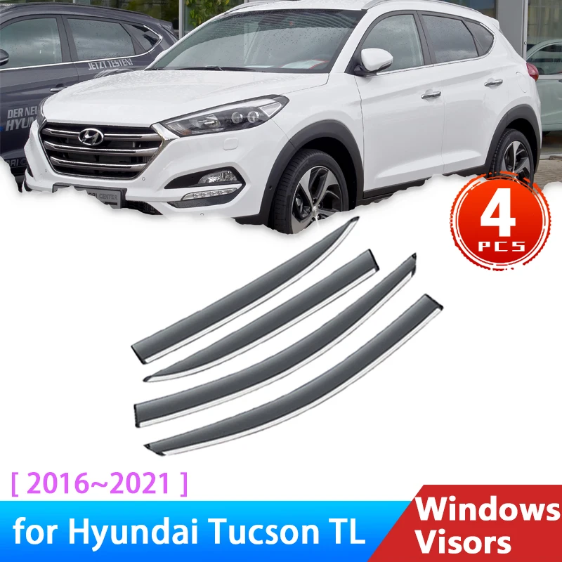 Deflectors For Hyundai Tucson Tl 3 Iii 20162021 2017 Accessories Car