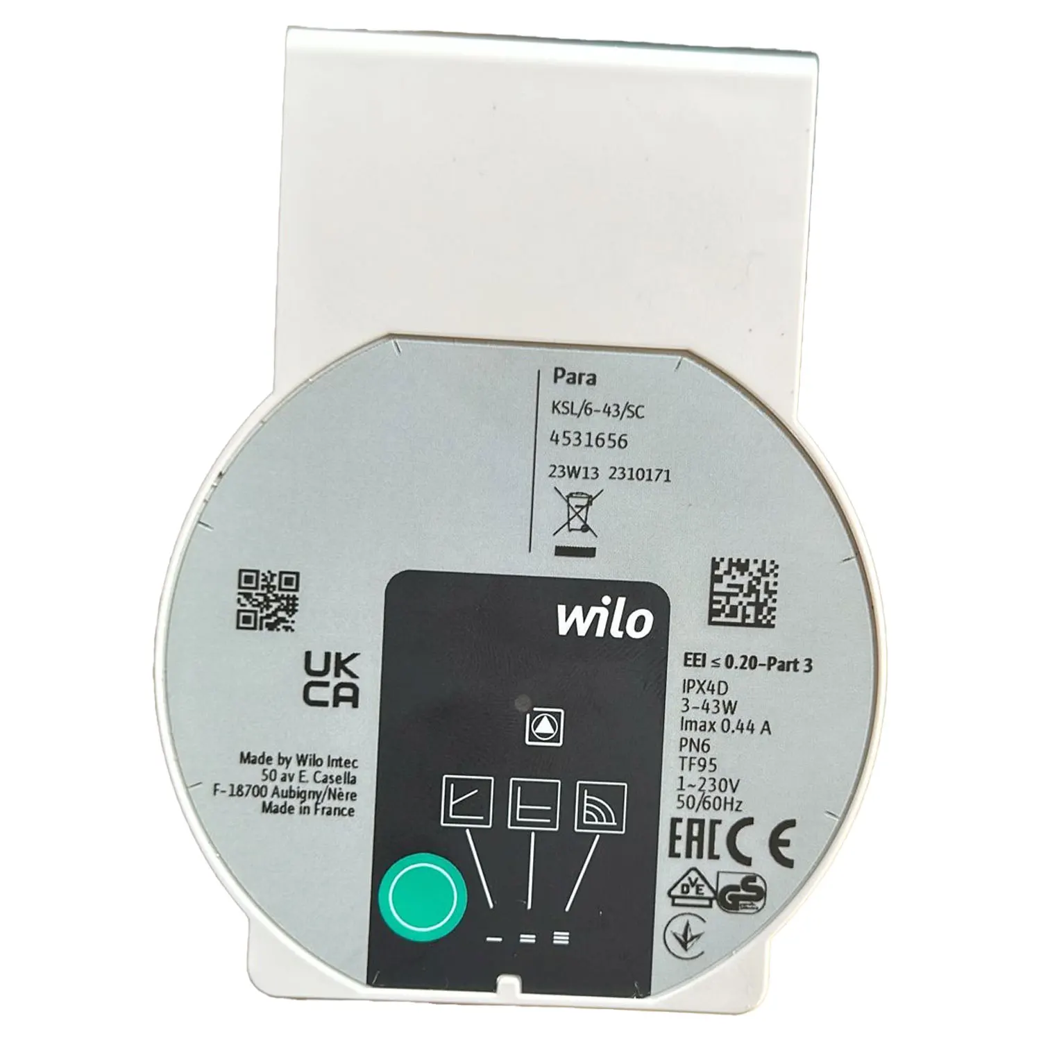 Pompa Di Circolazione Wilo Yonos Para Ksl/6-43/Sc Caldaia Savio Biasi 4532620