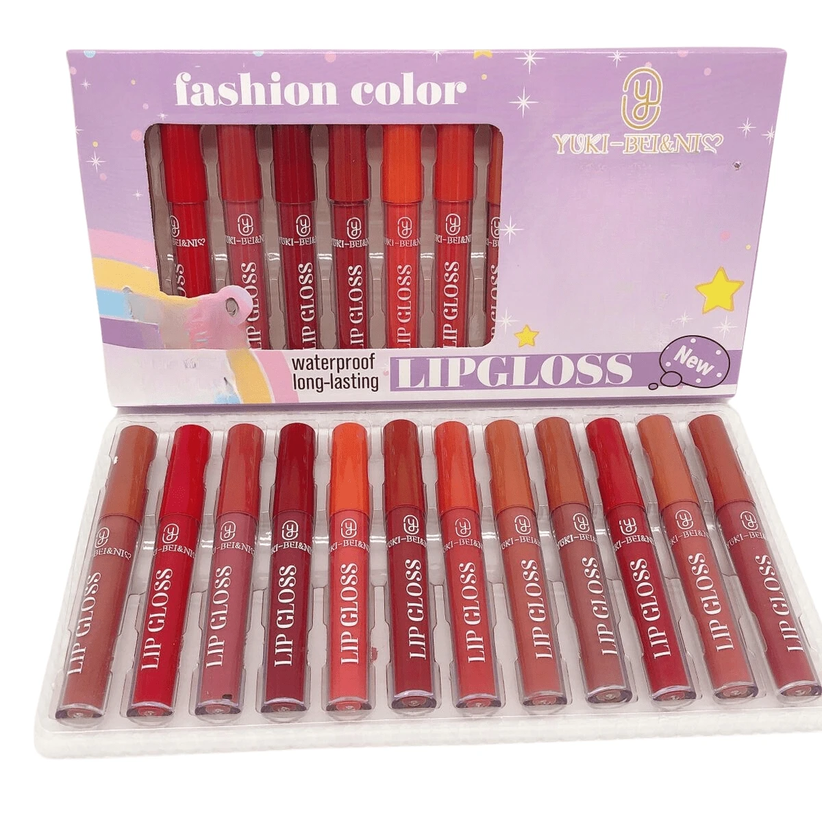 Pack de 12 nuances à lèvres mates indélébiles A0868