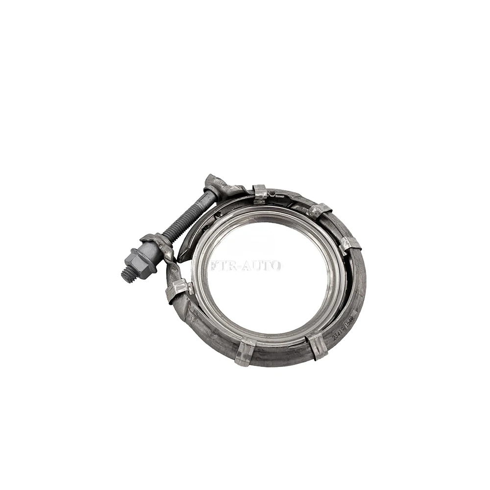 Turbocharger Exhaust Pipe Clamp with Cone Seat 208253737R For Renault Captur Scenic 4 KADJAR Car Turbocharger