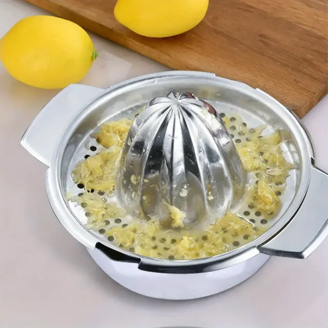 Mini stainless steel manual lemon juicer, orange extruder, fruit press, household juicer, suitable for a variety of citrus fruit 5