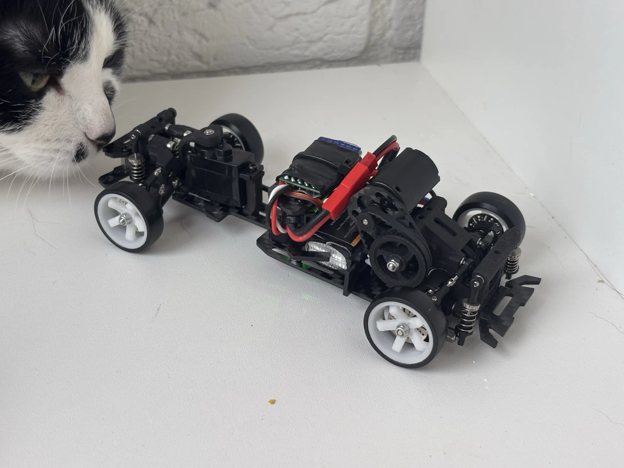 ACXWA CD chassis 1/28 - 1/24 RWD chassis KIT kyosho body CRAZY