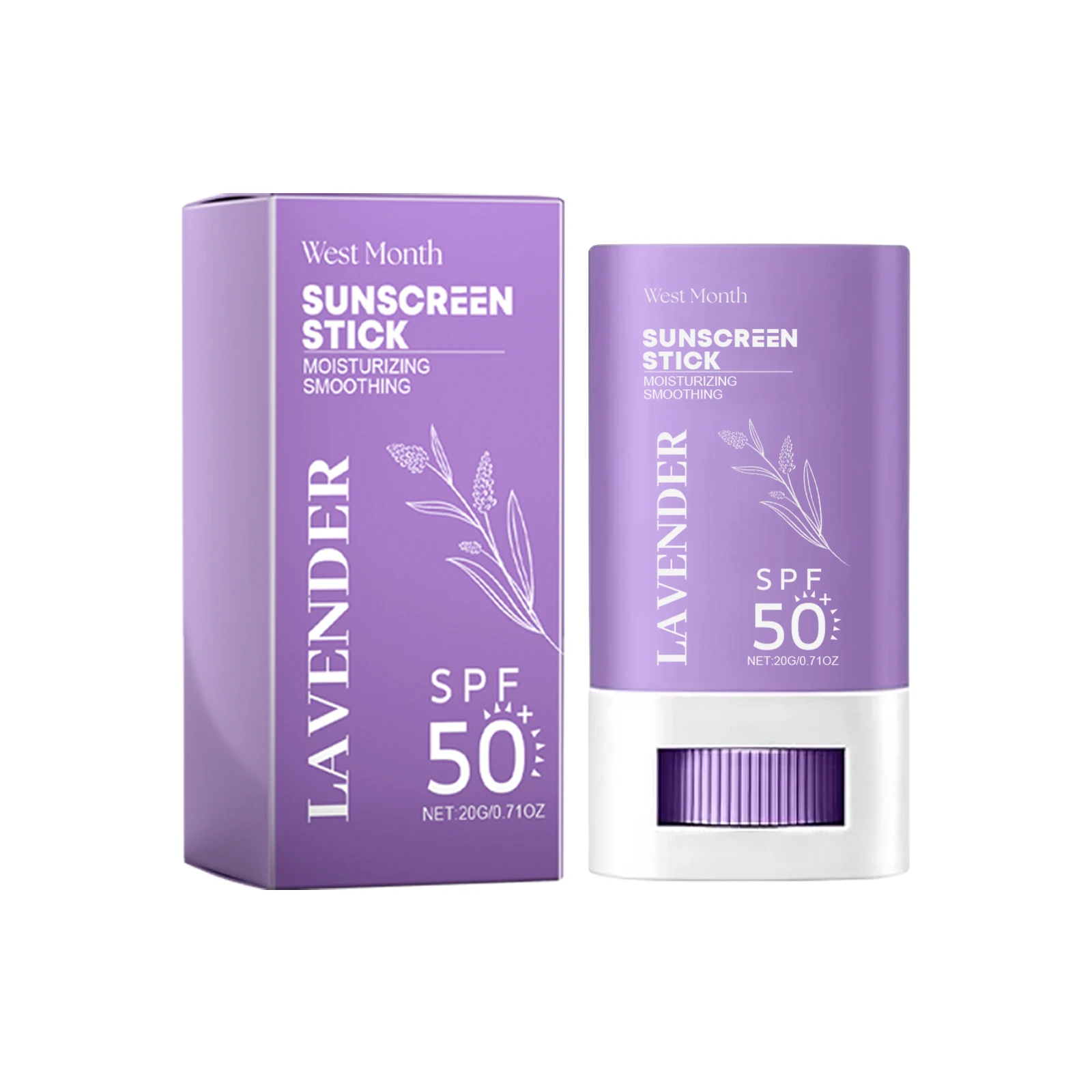 Sun Stick Spf 50 UV Protection Oil-Control Firming Skin Hydrating Anti Oxidant Lightweight Isolation Cream Sunscreen Cream Stick