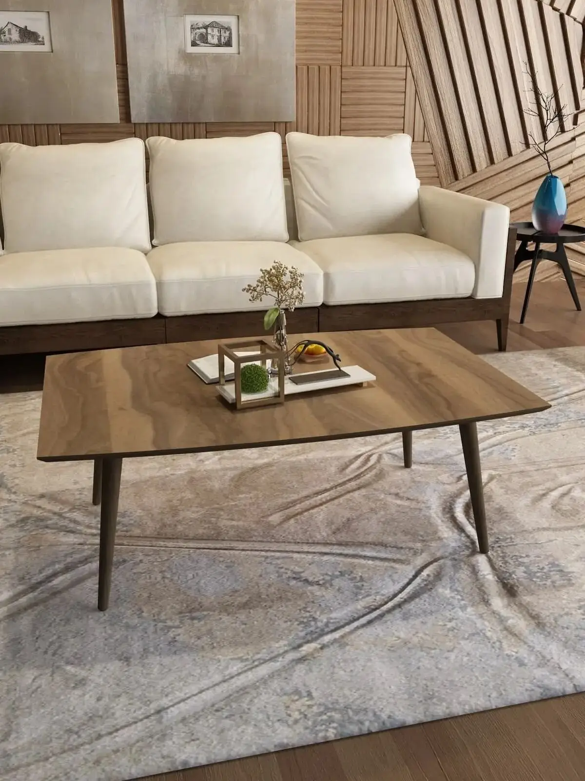 

Modern Coffee Table Scandinavian Wooden Leg De Monte Coffee Table Coffee Table Rectangle Living Room Table Furniture