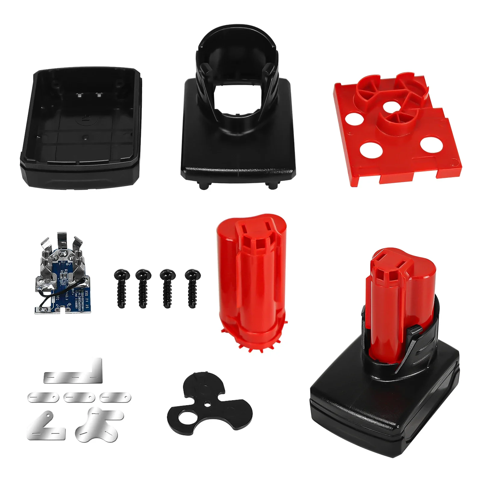 

M12 12 в 6 ячеек 3,0 Ач-6,0 Ач-9,0 Ач, запасная деталь для аккумулятора Milwaukee, сломанная пластиковая искусственная деталь для ремонта (без батареи)