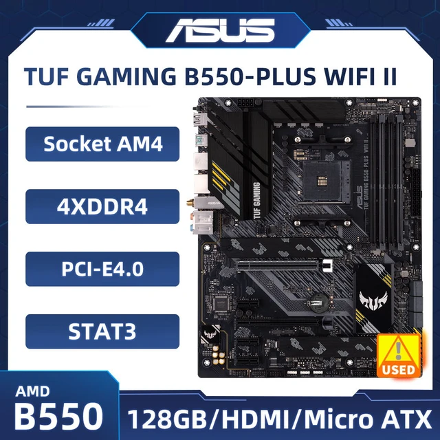 ASUS TUF GAMING B550-PLUS AMD (Ryzen AM4) ATX gaming motherboard