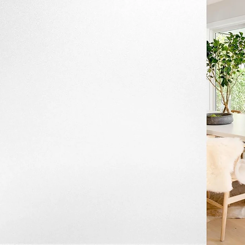 Frosted Glass Window Privacy Film PVC Electrostatic Adsorption for Bathroom Home Decoration
