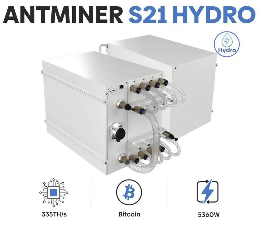 

Bitmain Antminer S21 hyd 355T 3500W Asic BTC Miner Bitcoin 355Th/s