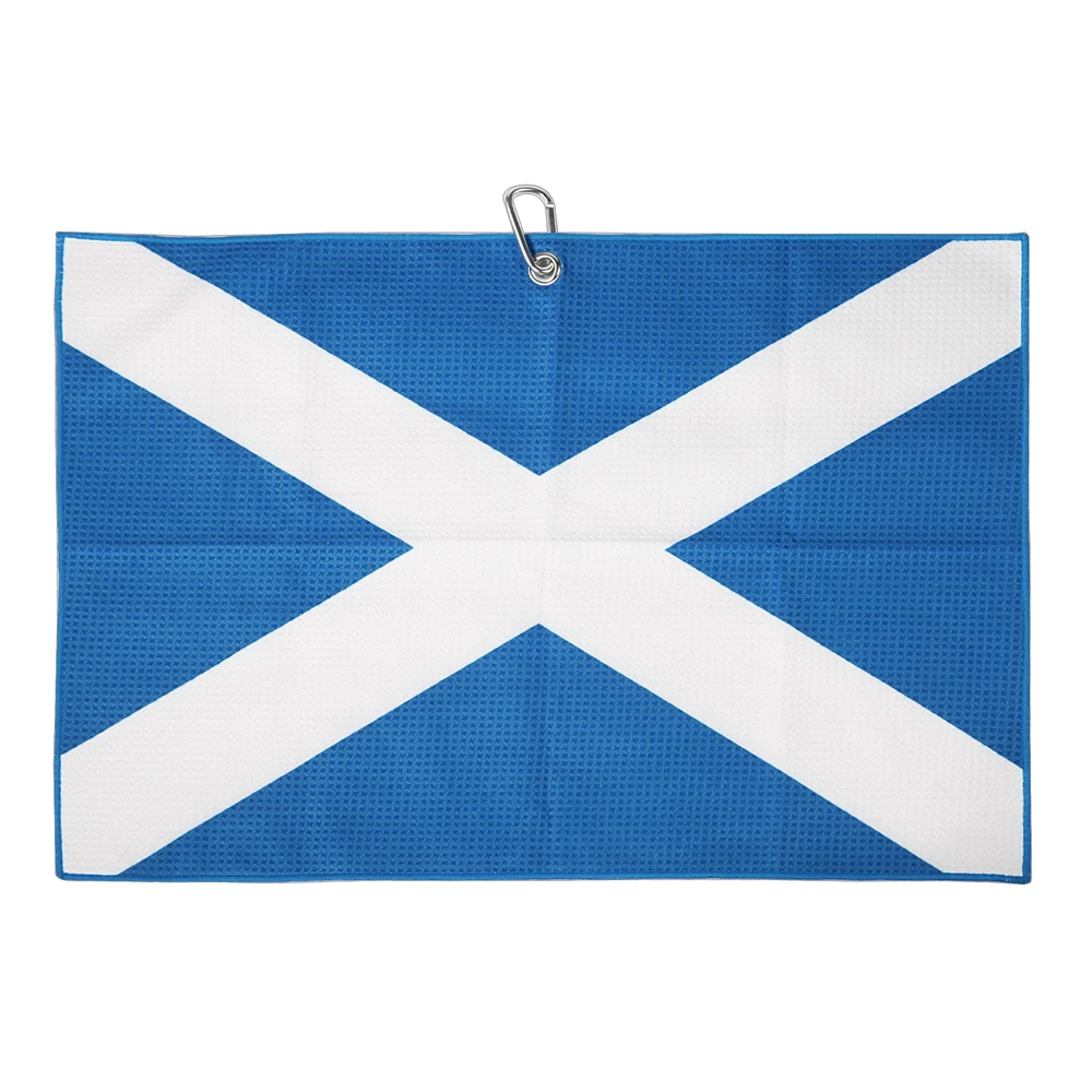 UK Scotland Flag Golf Waffle Towel 4