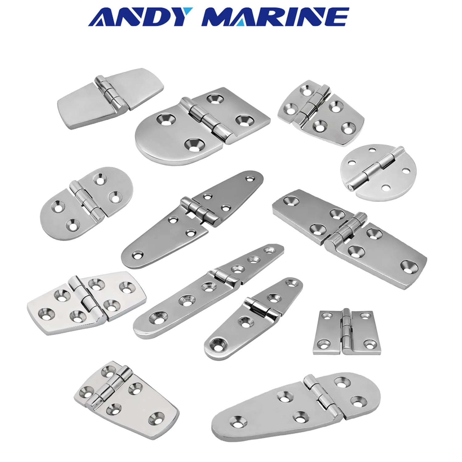 316 литые петли из нержавеющей стали, плоские петли, двери шкафов для Windows, 4 / 6 отверстий, литые петли, палубные петли для лодки, фурнитура