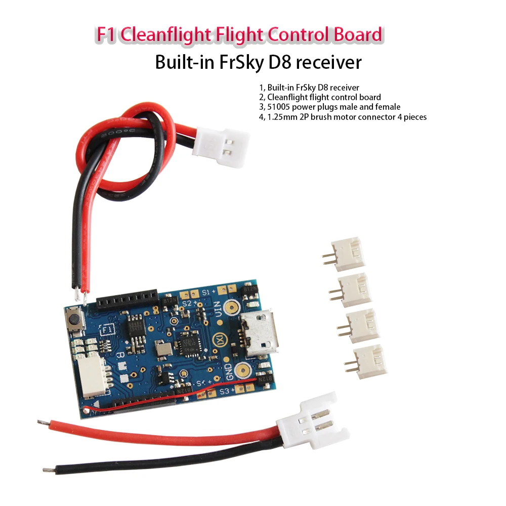 Kit Pièces Drone FPV: FC, VTX, Caméra, Moteurs - 6 Options