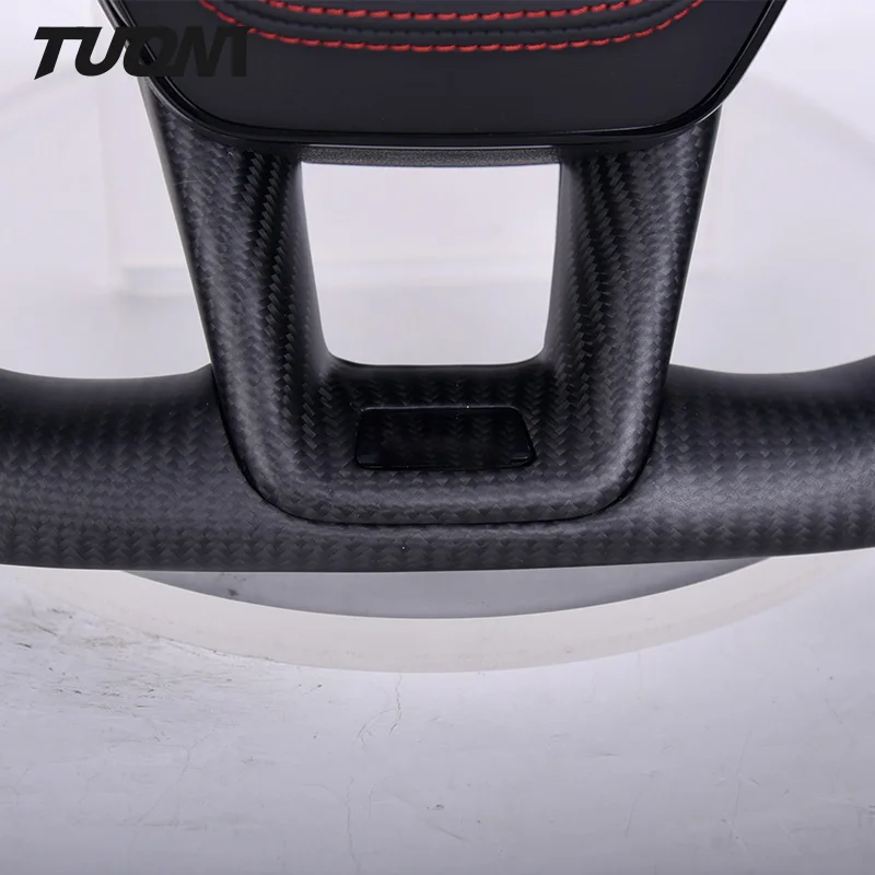 아우디 A3 B8 A4 B8 A6 C6 A8 Q3 Q6 S3 8V S6 Rs3 Rs6 TTS 8J MK2 R8 SQ5 Supra 단조 탄소 섬유 Led 자동차 스티어링 휠에 적합