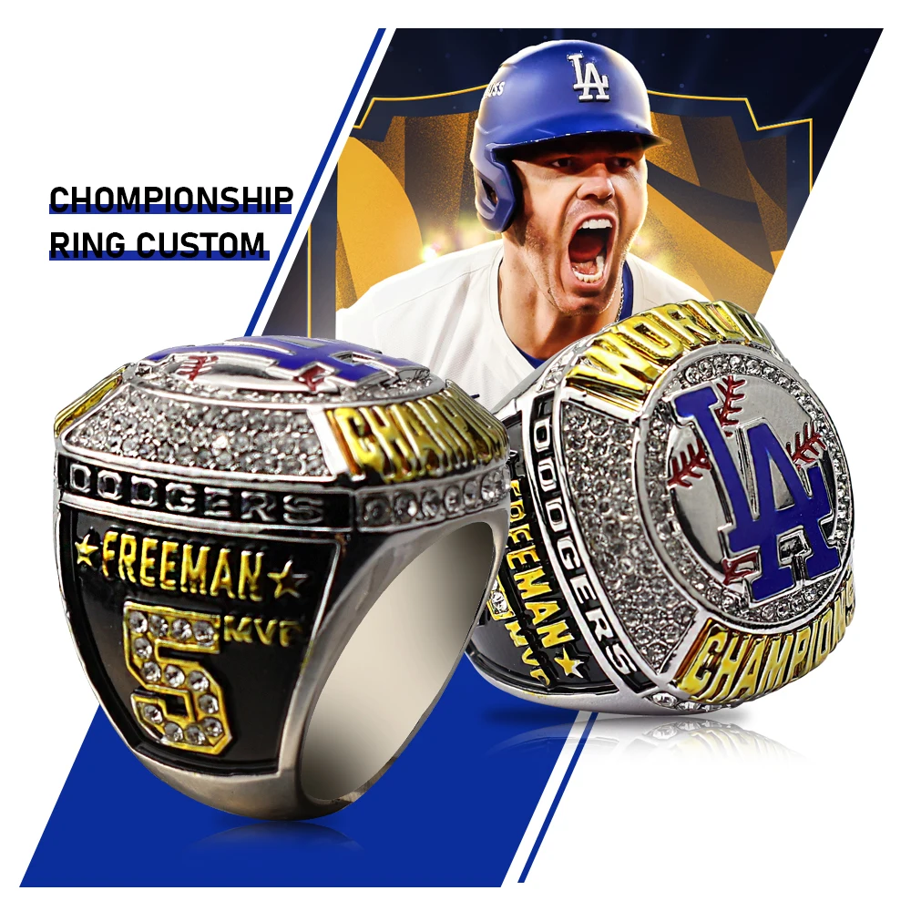 Baseball League Championship Ring, Alloy Material, Low Cost,