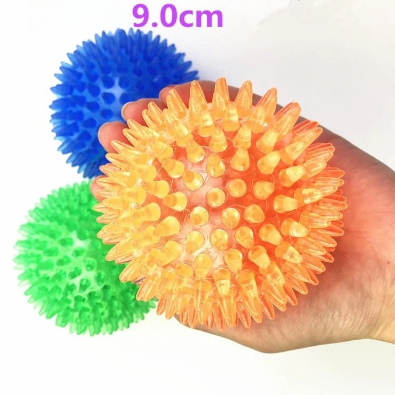 1PCS Soundmaking Toy Soft Sting Massage Elastic Ball Tooth Cleaning TPR Training Pet Teeth ChewingThorn Balls Pet Accessories 5