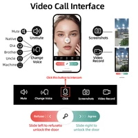 RAYKUBE DQ10 Tuya WiFi ปาล์ม Vein กันน้ําสมาร์ทล็อค 3D Face Recognition ลายนิ้วมือดิจิตอลล็อค APP Video Call ปลดล็อค 6