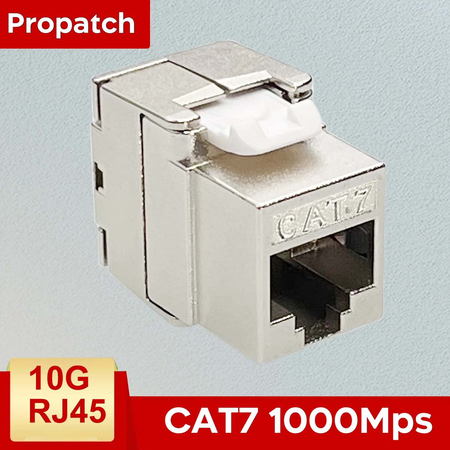 ProPatch Shielded RJ45 Cat7 Cat6/CAT6A Coupler RJ45 Coupler, Female to Female Ethernet Extender Adapter Inline Ethernet Coupler