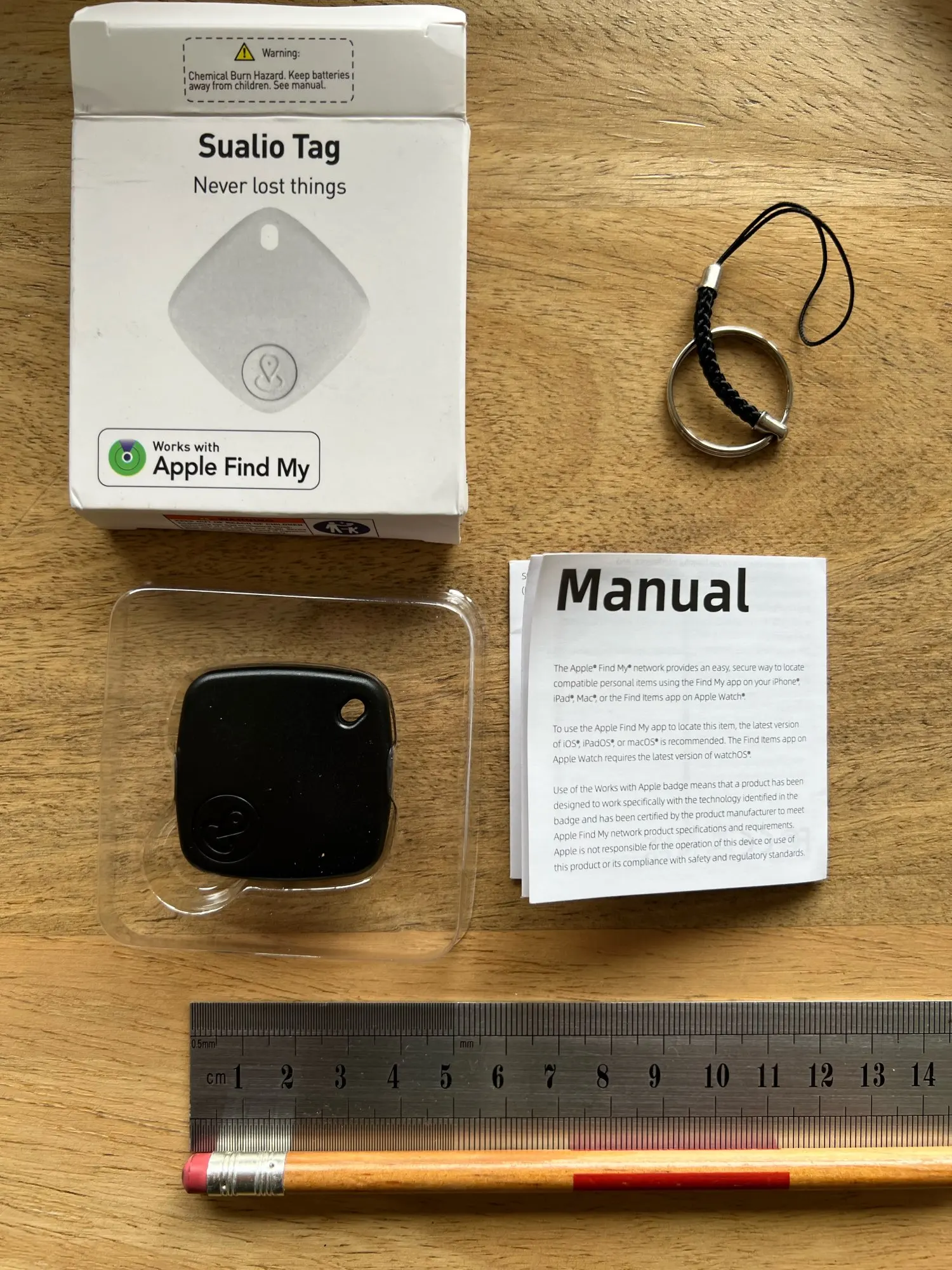 GPS Tracker Compatible with Apple Find My App, Bluetooth