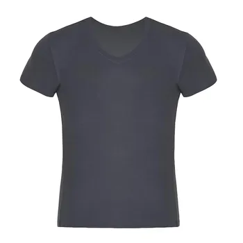 V Neck T Shirts for Men Rayon Made from Bamboo Tees Moisture Wicking Undershirts 1 Pack 1
