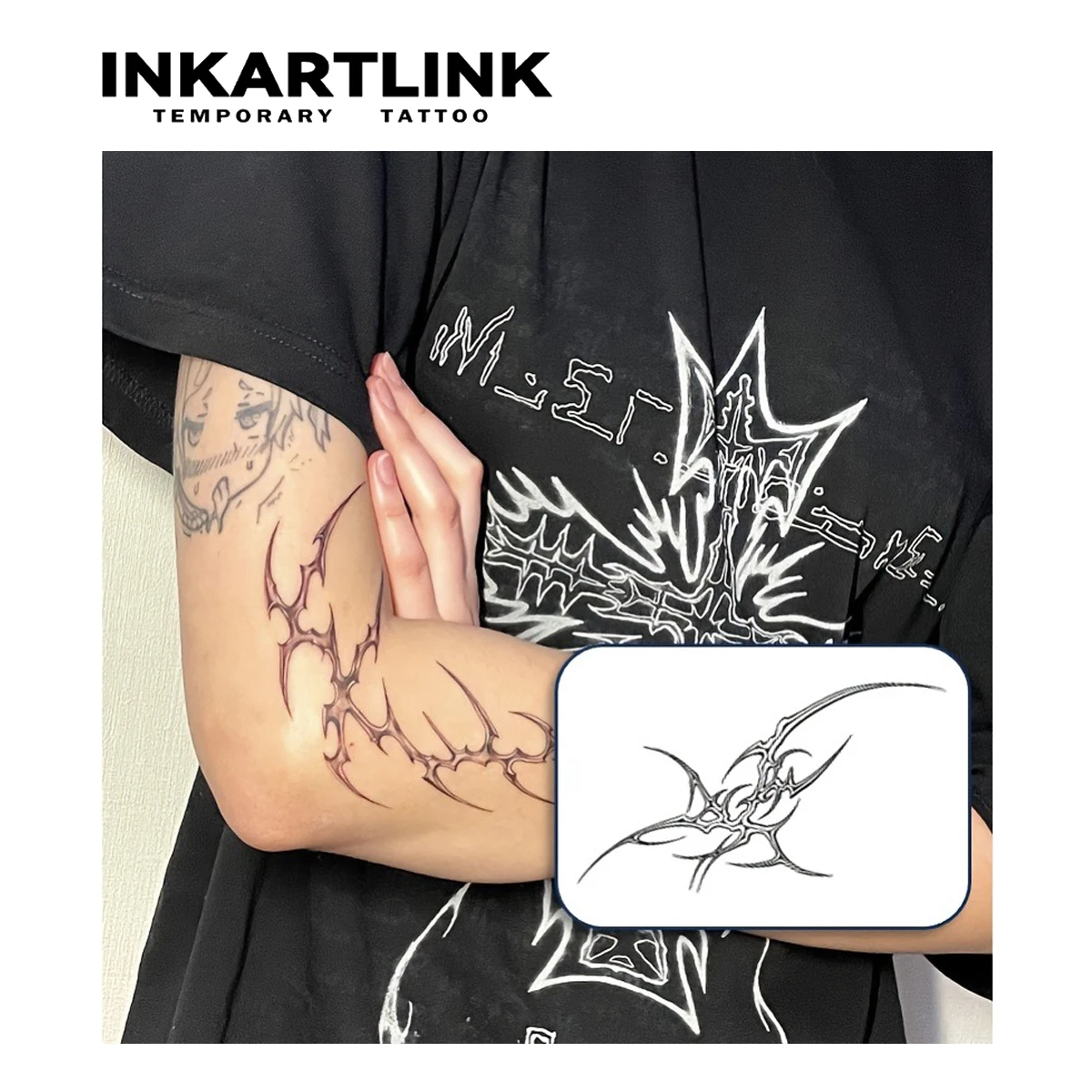 Dagger Temporary Tattoo,Lasts To 15 Days New Technology Magic Waterproof Semi Permanent Sticker. 2
