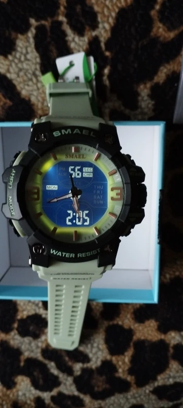 Relógios militares masculinos, relógio esportivo à prova d'água, despertador, tempo duplo, relógios de pulso digitais 8049b, relógios militares photo review