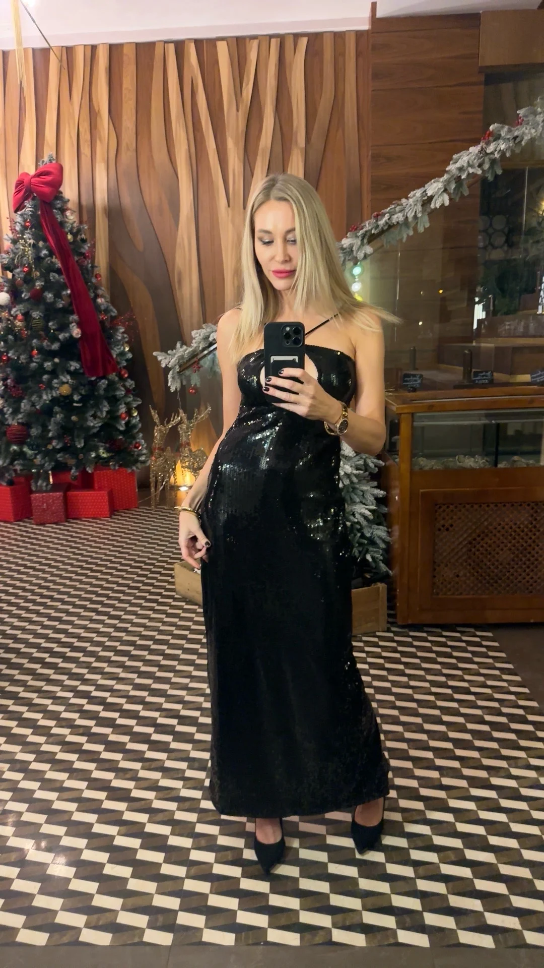 Women'S Luxury Party Dress Sexy Backless Black Sequins Long Dress For Special Events Female Clothing