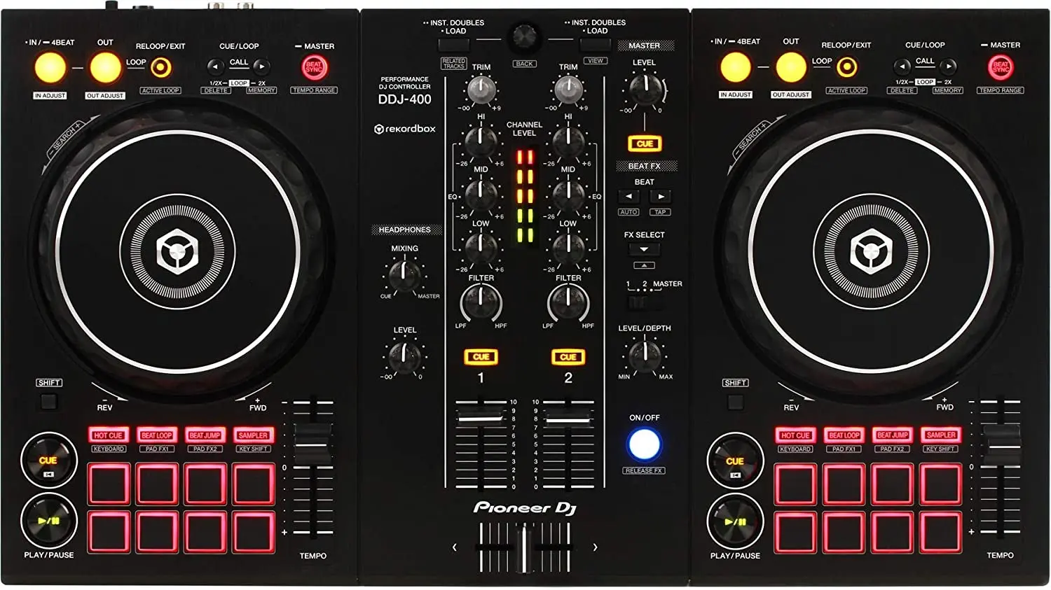 Pioneer dj 400 купить. Pioneer DDJ-400. DJ-контроллер Pioneer DDJ-400. DJ Pioneer DDJ-200. Pioneer DDJ 400 пульт.