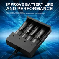 Skywolfeye 4 Bay Smart Universal Charger for 3.7V Rechargeable Li-ion Batteries Compatible 18650 26650 22650 14500 16340(CR123) - Image 6
