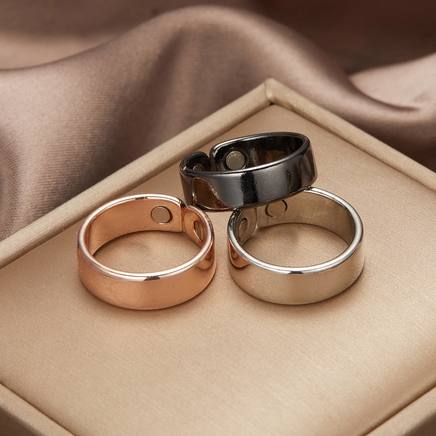 Magnetic Therapy Slimming Ring - Stylish Health & Wellness Jewelry