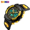 SKMEI Back Light Dual Time Display Sports Kids Watches Children Military 5Bar Waterproof Chrono Alarm Wristwatch For Boys Girls 1
