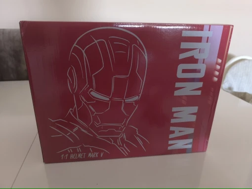 Iron Man Helmet Mk5 Electric Voice Activated Control Wearable Mask 1:1 Automatic Opening Closing Model Figure Adult Toy Gift