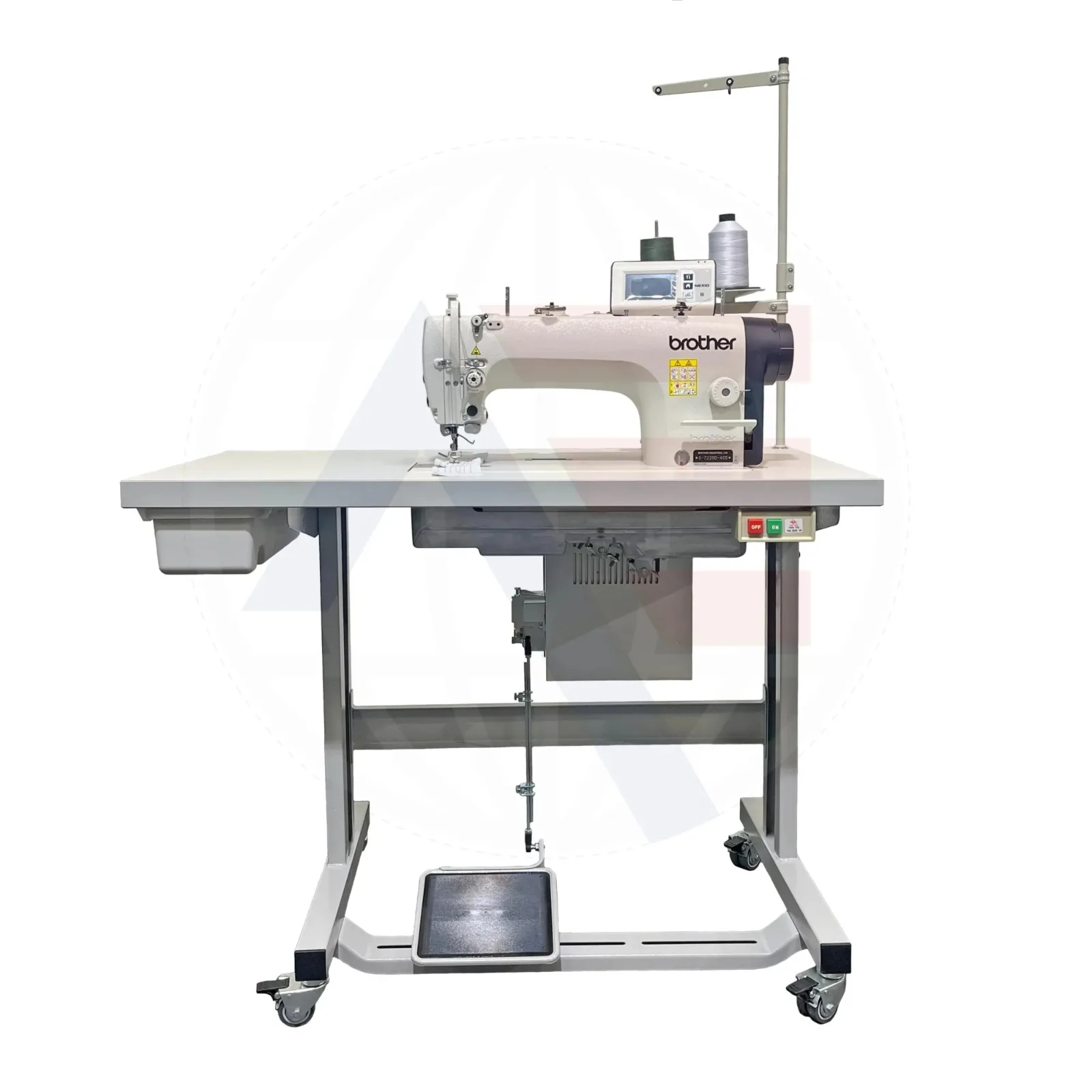 

NEW YEAR DISCOUNT Brother NEXIO S-7220D-405 Single Needle Direct Drive Needle Feed Lock Stitcher