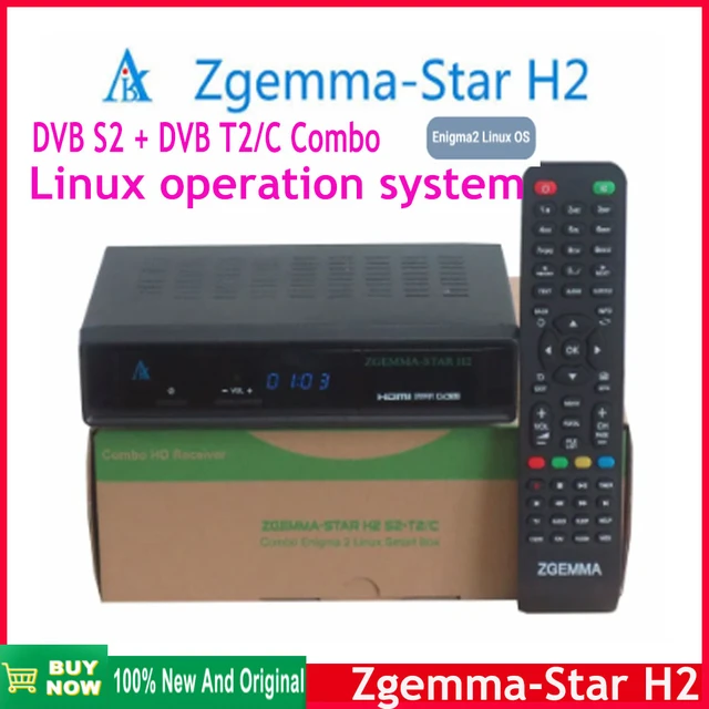 Hot sale!!! ZGEMMA H8.2H Satellite TV Receiver Linux Enigma2 Receptor  DVB-S2X+DVB-T2/C H2.65 1080P HD Digital Satellite Receiver - AliExpress