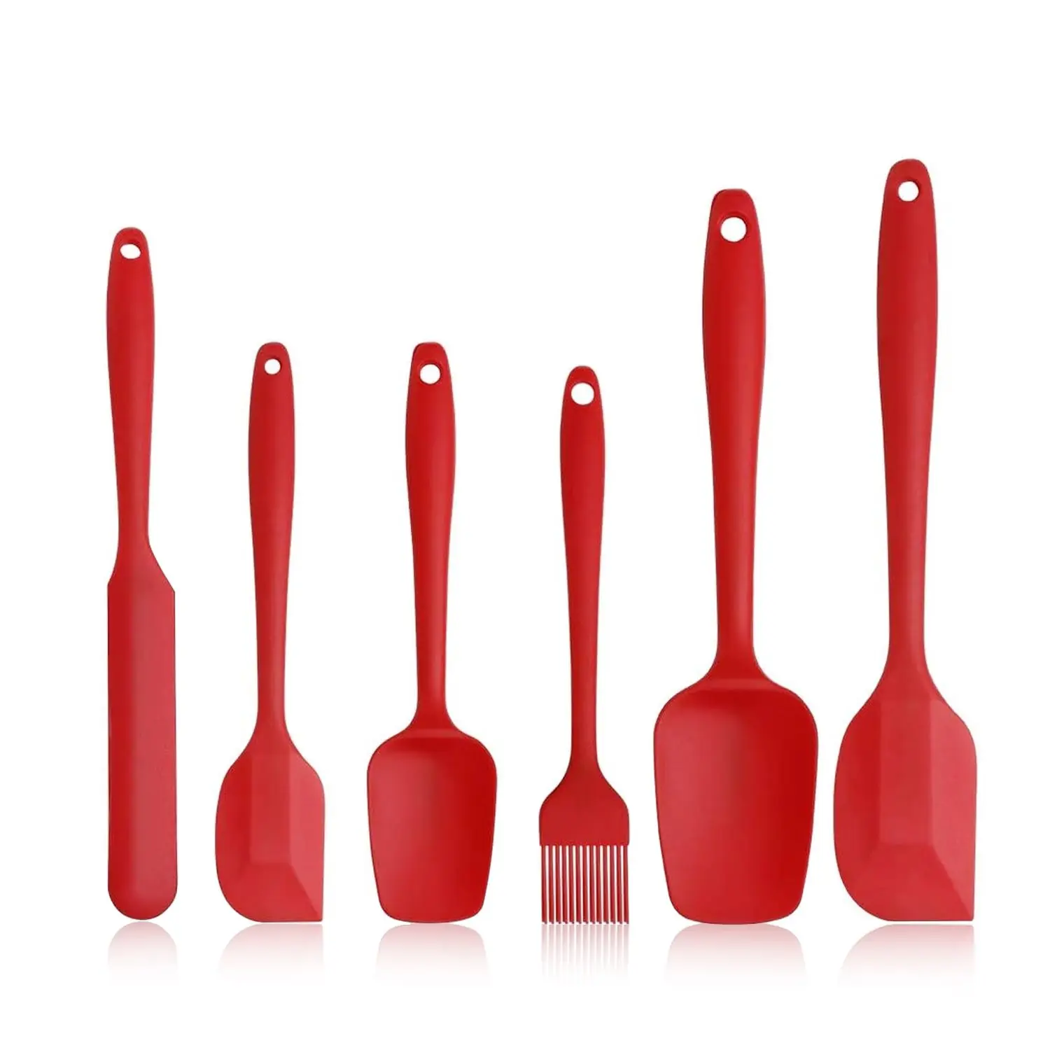 Silicone Spatula Silicone Spoon Set, Spatulas Heat Resistant, Spatula For Cooking, Integrated Cooking Mixing B