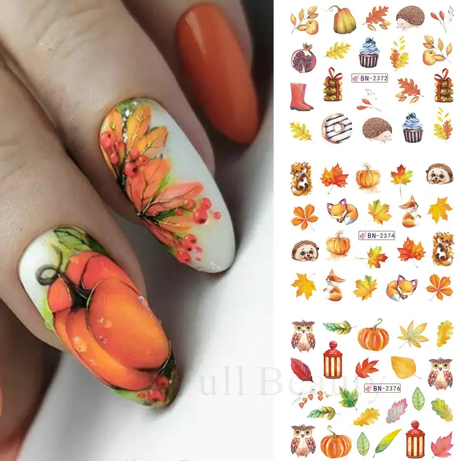 Cute Fall Nail Design | Nichole W.'s (mizshorty) Photo | Beautylish