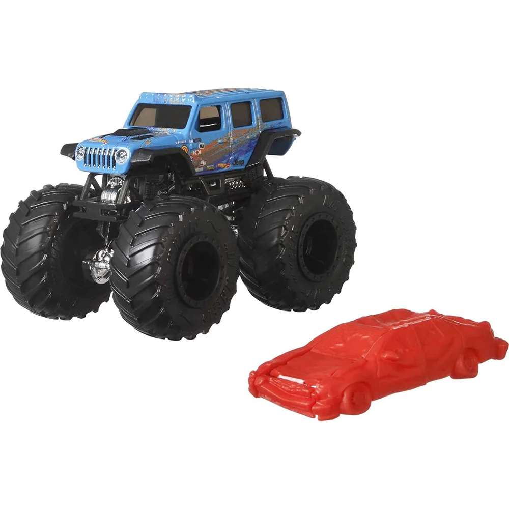 Hot Wheels Car Monster Trucks Big Foot Connect And Crash Car Collector  Edition Metal Diecast Model Cars Kids Toys Gift
