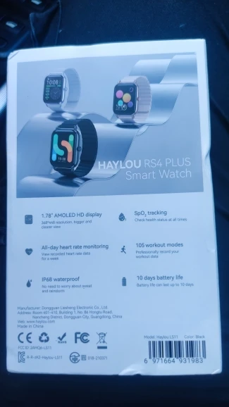 HAYLOU Magnetic Strap Smartwatch  RS4 Plus photo review