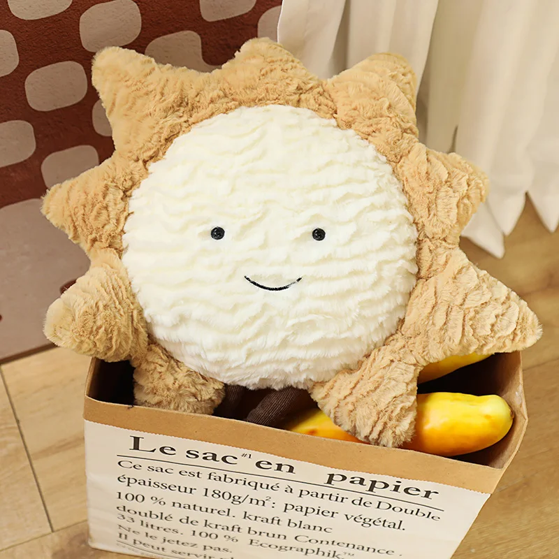 Moon Plush Toy Cute Smile Funny Sun Stuffed Animals Pillow Star Shape Soft Plushie for Gifts for Room Decor 5