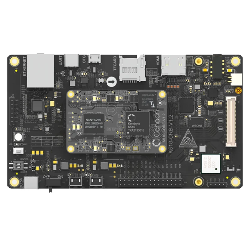 Smartfly Kendryte K510 Crb-kit 64-bit Risc-v Duplo-core @ 800mhz 2.5 Topos Int8 Tof 3d ai Aprendizagem Profunda Apoio Três Entradas de Câmera - Imagem 5