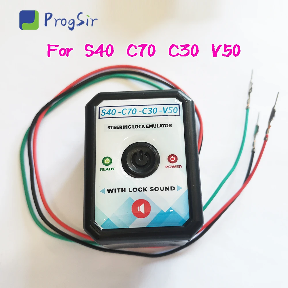 Steering Lock Emulator Simulator For Volvo S40 C70 C30 V50 With Sound Plug And Play Code