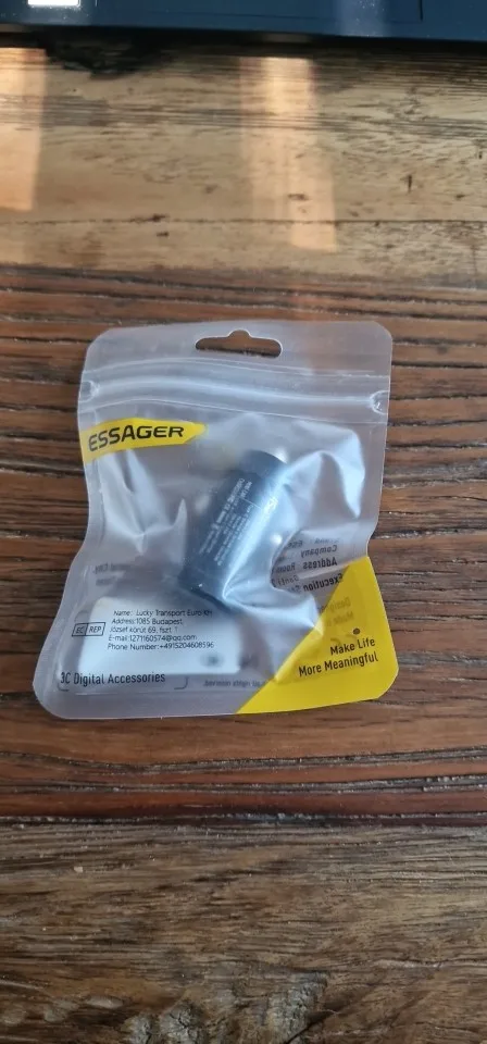 Carregador de carro USB Essager 45w QC 4.0 PD 3.0 SCP 5A Tipo C Carregamento Rápido para iPhone photo review