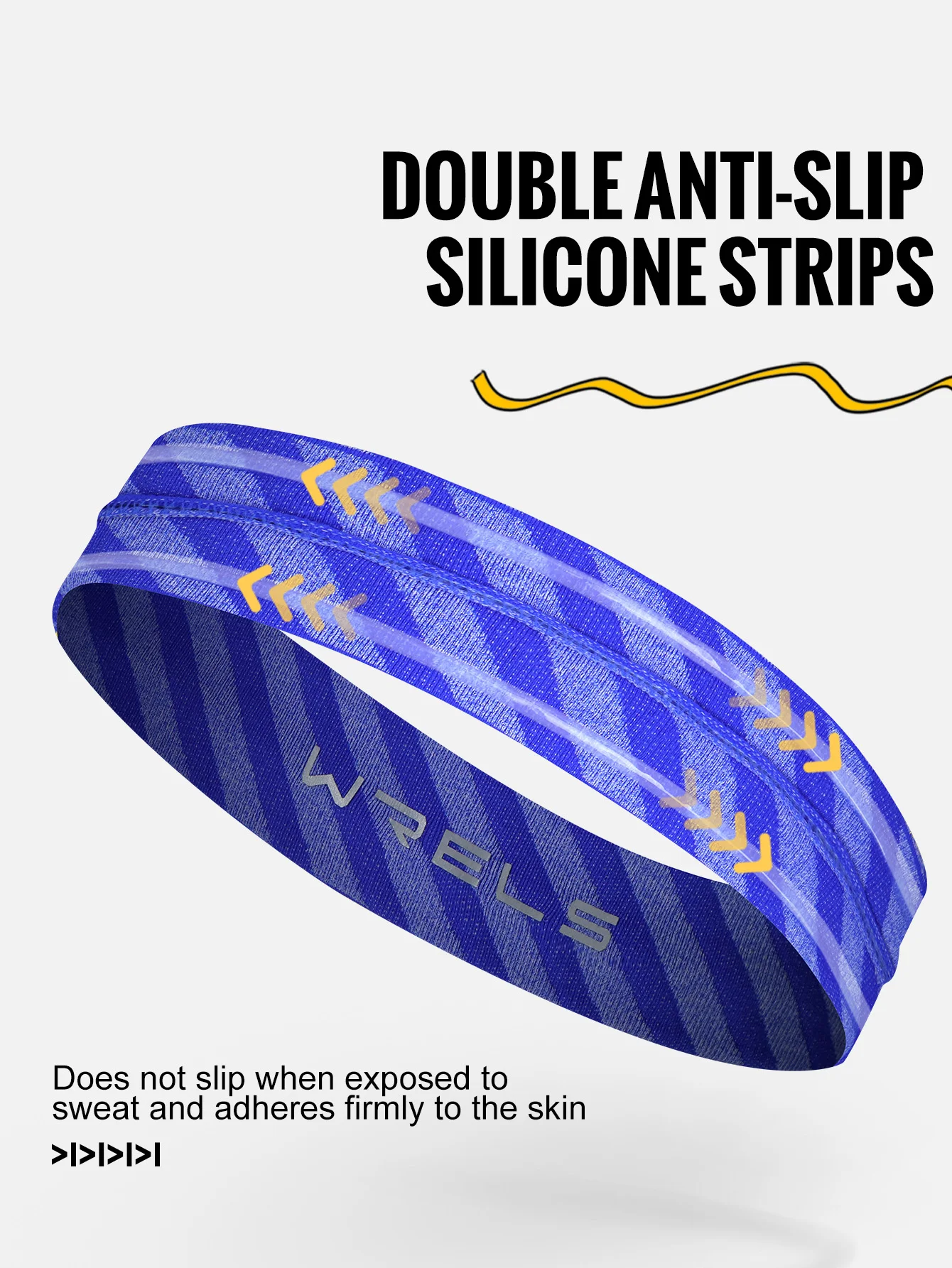 Bandeau de tennis élastique et fin, conçu pour la course à pied et l'entraînement croisé.