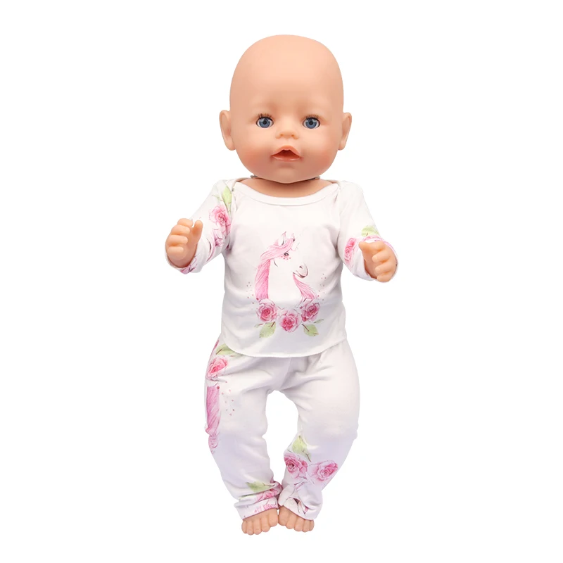 Unicorn Shark Cartoon Pajama Set
