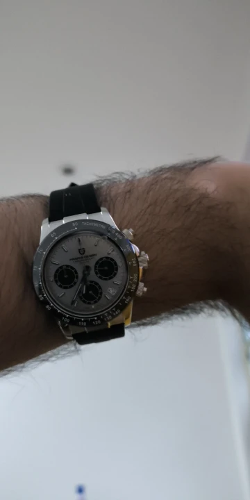 40mm New V2 PAGANI DESIGN Men's Quartz Watches Sapphire Retro Chronograph photo review