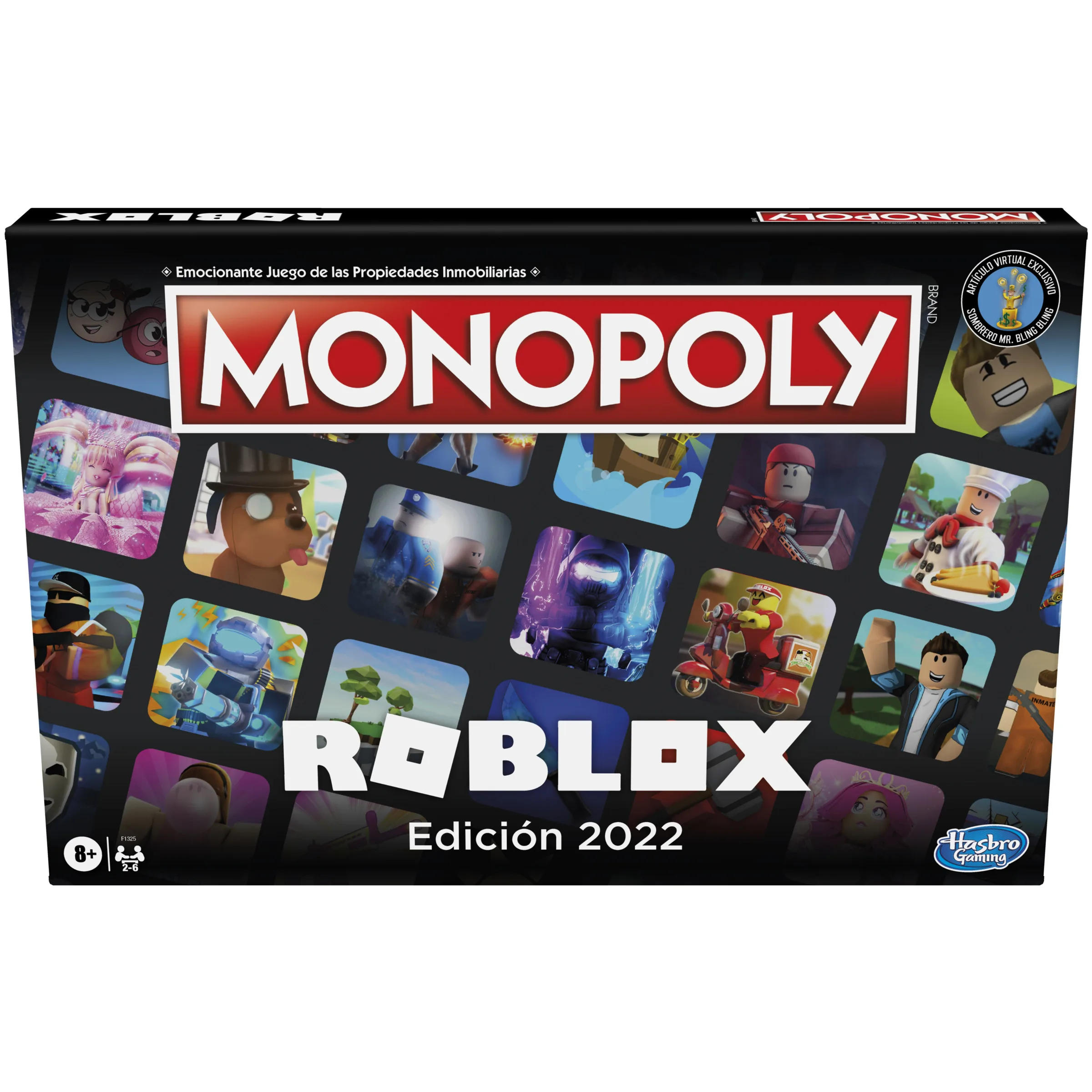 Hasbro Original-monopoly Roblox-versão Espanhola-jogo De Tabuleiro