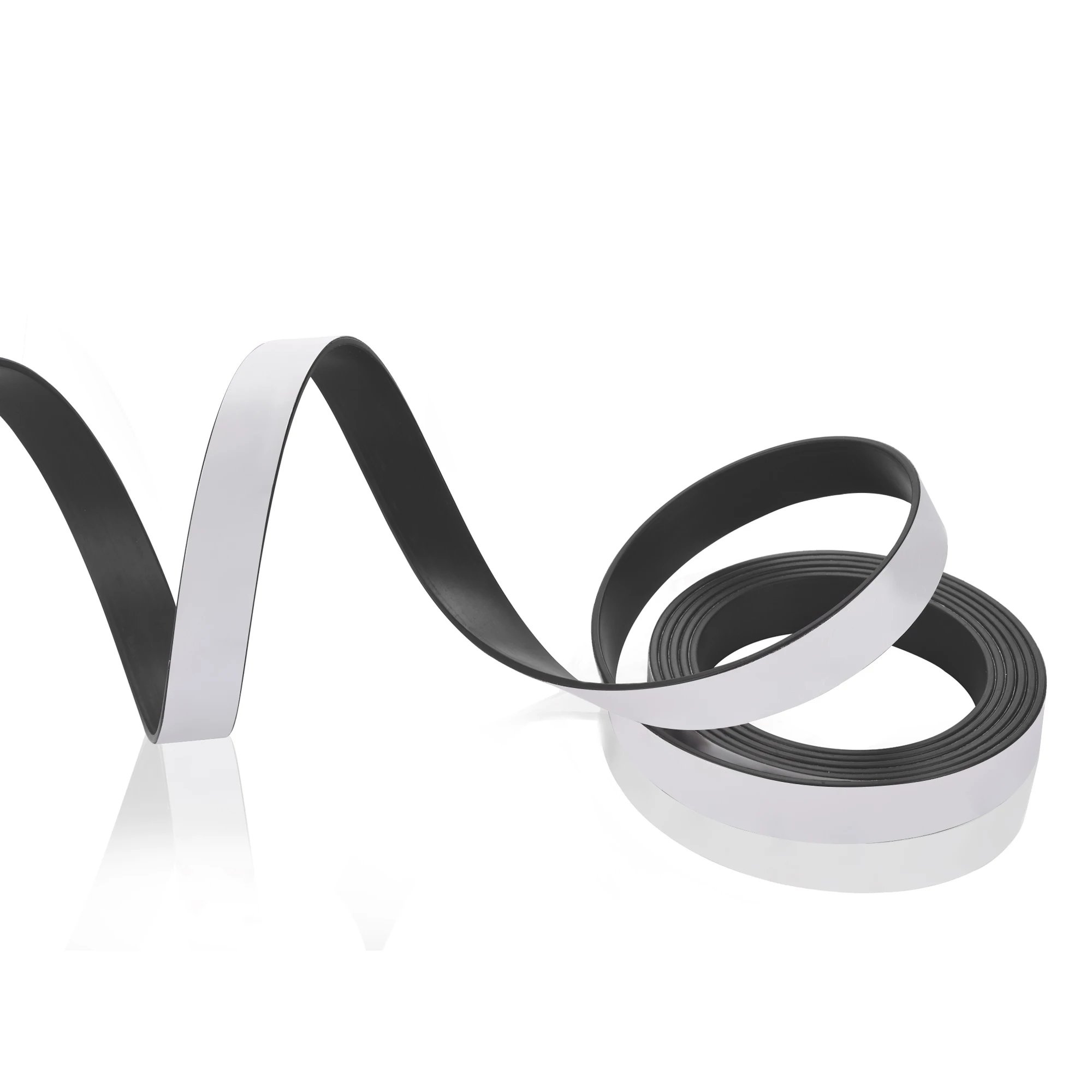1 Meter Self Adhesive Flexible Soft Magnet Magnetic Strip Rubber Magnets Tape for Crafts Width 10mm-30mm adhesive magnetic tape self adhesive magnets magnetic strip